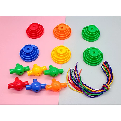 Развивающий набор шнуровка Пуговицы (42 элемента) от Obetty