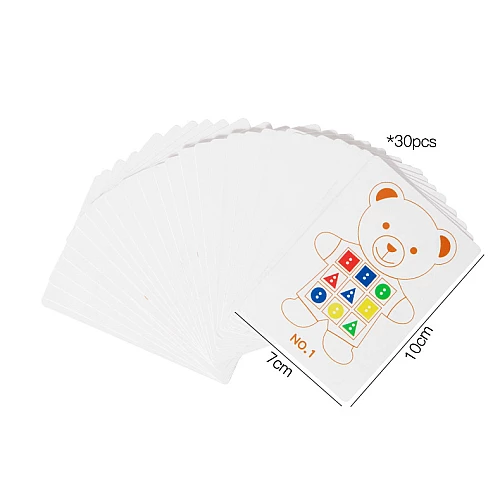 Розвиваюча іграшка шнурівка Ведмедик від Obetty