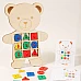Розвиваюча іграшка шнурівка Ведмедик від Obetty