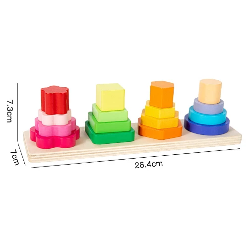 Развивающая игрушка сортер Пирамидка от Obetty