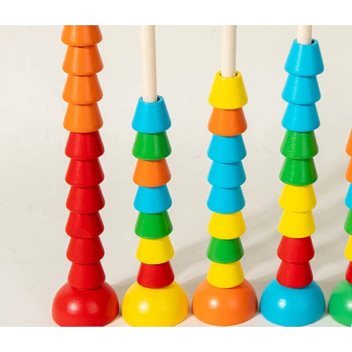 Розвиваючий сортер Різнокольорові намистини від Obetty