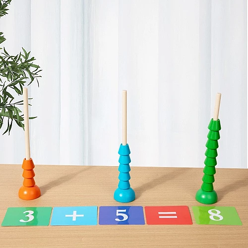 Розвиваючий сортер Різнокольорові намистини від Obetty