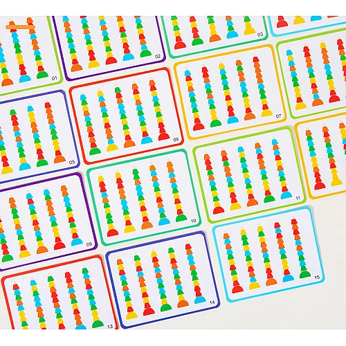 Розвиваючий сортер Різнокольорові намистини від Obetty