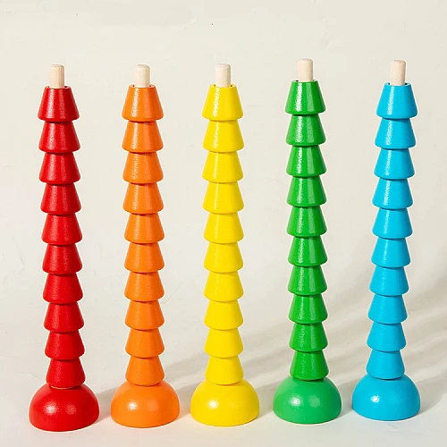 Розвиваючий сортер Різнокольорові намистини від Obetty