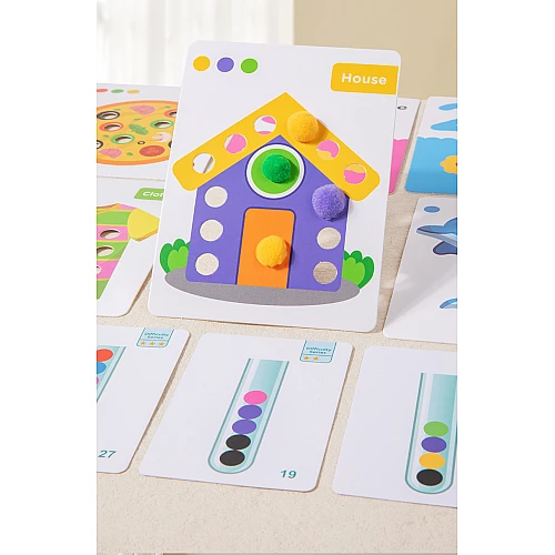 Розвиваюча іграшка Сортер з помпонами від Obetty