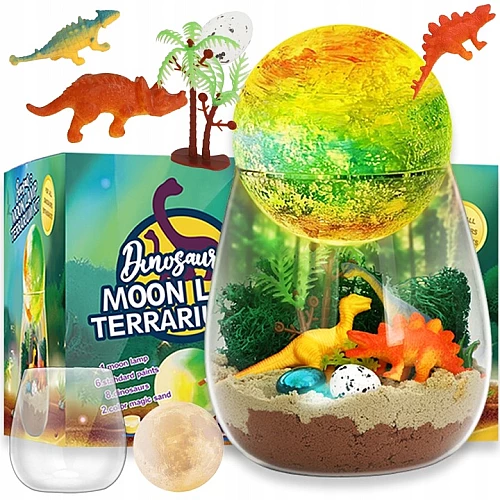 Набір для творчості Терраріум з підсвічуванням. Динозаври від Obetty
