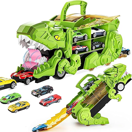 Трек с машинками Динозавр (6 машинок) от Obetty