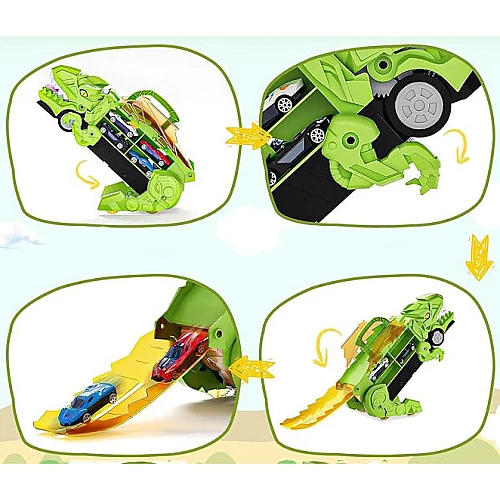 Трек с машинками Динозавр (6 машинок) от Obetty