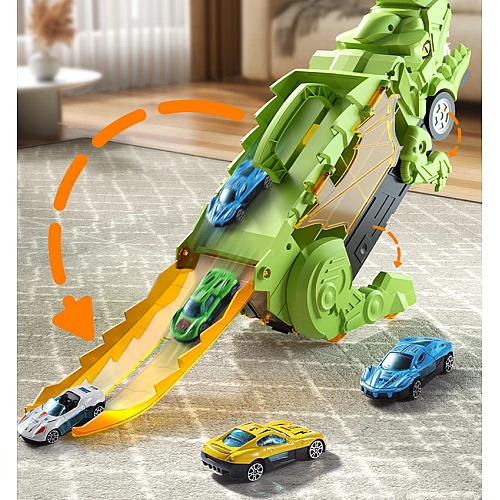 Трек с машинками Динозавр (6 машинок) от Obetty