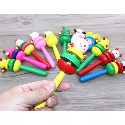 Развивающая музыкальная игрушка трещотка с колокольчиками (1 шт) от Obetty Развивающая музыкальная игрушка трещотка с колокольчиками (1 шт) от Obetty