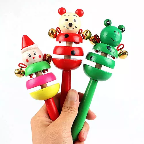 Развивающая музыкальная игрушка трещотка с колокольчиками (1 шт) от Obetty Развивающая музыкальная игрушка трещотка с колокольчиками (1 шт) от Obetty