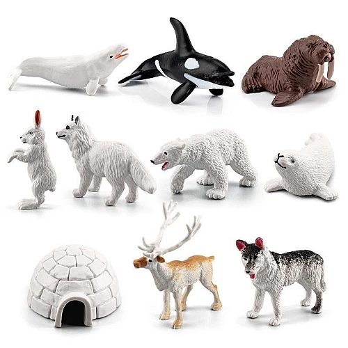 Набор фигурок Животные севера (10 шт) от Obetty - купить в