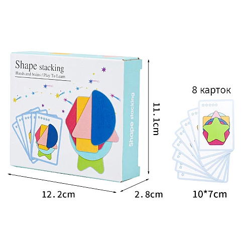 Розвиваюча гра Укладання фігур від Obetty