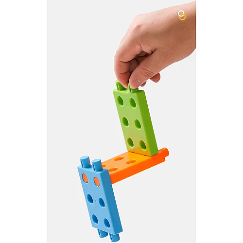 Розвиваючий STEM набір Веселе будівництво (92 деталі) від Obetty