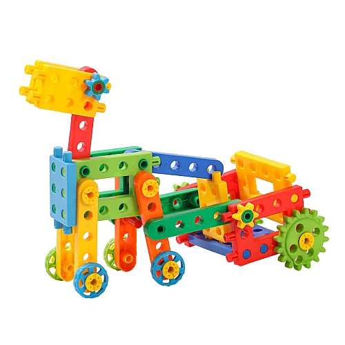 Розвиваючий STEM набір Веселе будівництво (92 деталі) від Obetty