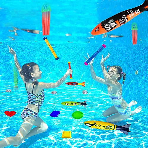 Розвиваючий набір іграшок для підводного плавання (28 шт) від Obetty