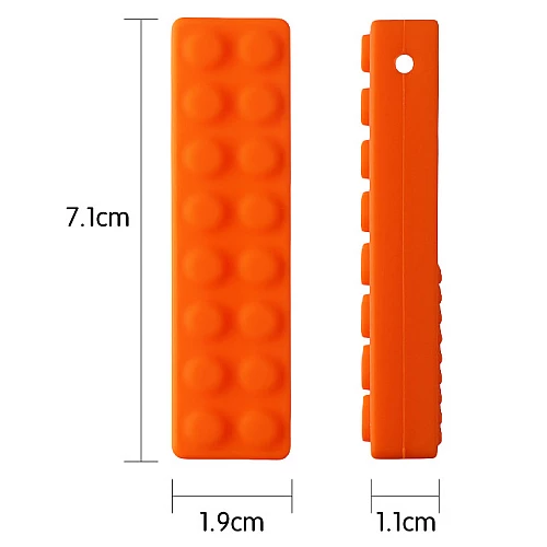Жевательная сенсорная подвеска лего (1 шт)