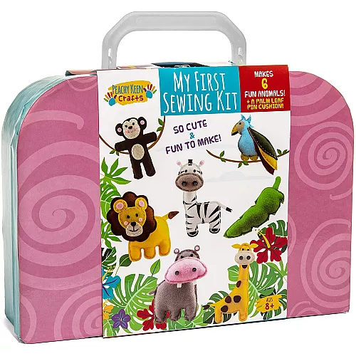 Набір для шиття Сафарі тварини (7 шт) від Craftster's Sewing kits Набір для шиття Сафарі тварини (7 шт) від Craftster's Sewing kits