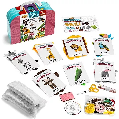 Набір для шиття Сафарі тварини (7 шт) від Craftster's Sewing kits Набір для шиття Сафарі тварини (7 шт) від Craftster's Sewing kits