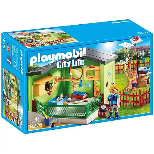 Развивающий набор конструктор Пансион для кошек от Playmobil Развивающий набор конструктор Пансион для кошек от Playmobil