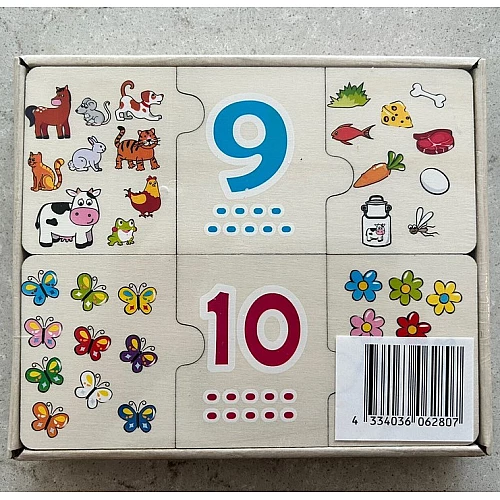 Дерев'яний пазл Цифри (30 деталей) від Playtive