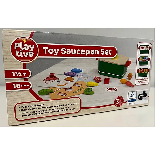 Развивающий набор сортер Кастрюля (18 предметов) от Playtive