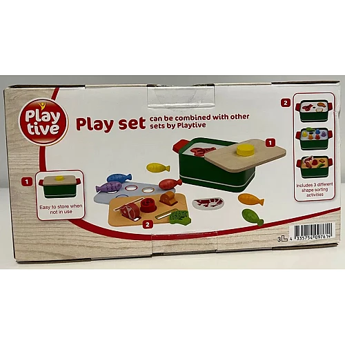 Развивающий набор сортер Кастрюля (18 предметов) от Playtive