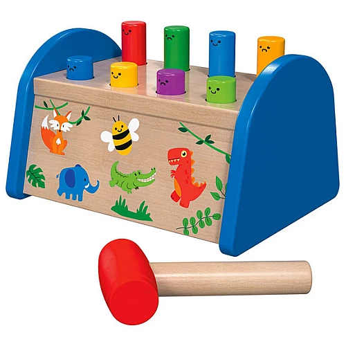 Деревянная игрушка Стучалка с молоточком от Playtive Деревянная игрушка Стучалка с молоточком от Playtive