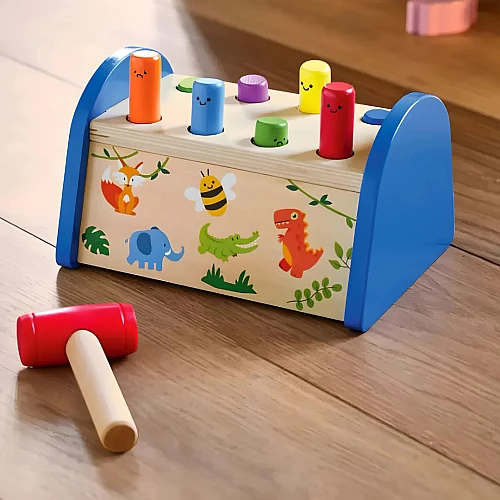 Деревянная игрушка Стучалка с молоточком от Playtive Деревянная игрушка Стучалка с молоточком от Playtive