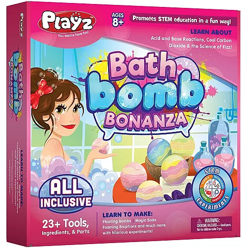 Науковий STEM набір Бомбочки для ванни від Playz Науковий STEM набір Бомбочки для ванни від Playz