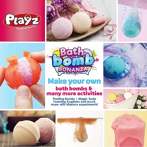 Науковий STEM набір Бомбочки для ванни від Playz Науковий STEM набір Бомбочки для ванни від Playz