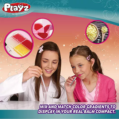 Научный STEM набор Бальзам для губ, блеск и помада от Playz Научный STEM набор Бальзам для губ, блеск и помада от Playz