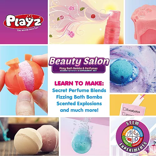 Науковий STEM набір Парфуми та бомбочки для ванни від Playz