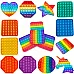 Развивающая тактильно-сенсорная игрушка антистресс Pop it Поп Ит радуга от Obetty