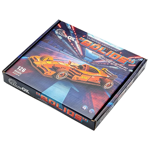 Деревянный 3D-конструктор Болид (126 деталей) от PuzzleOk