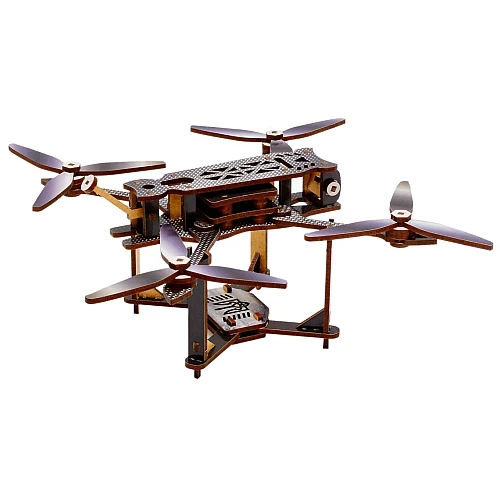 Дерев'яний 3D-конструктор FPV Mini (95 деталей) від PuzzleOk