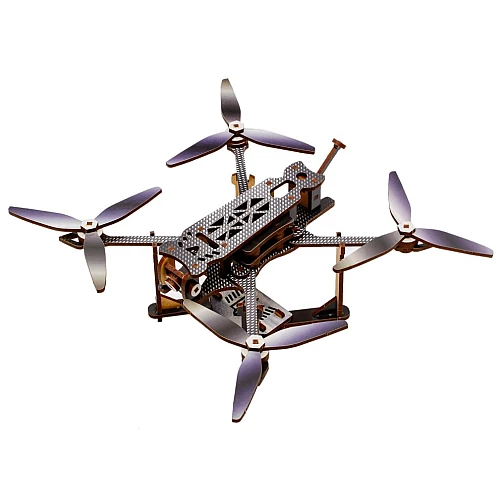 Дерев'яний 3D-конструктор FPV Mini (95 деталей) від PuzzleOk