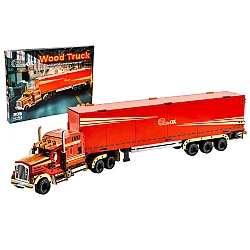 Дерев'яний 3D-конструктор Лісовоз (206 деталей) від PuzzleOk