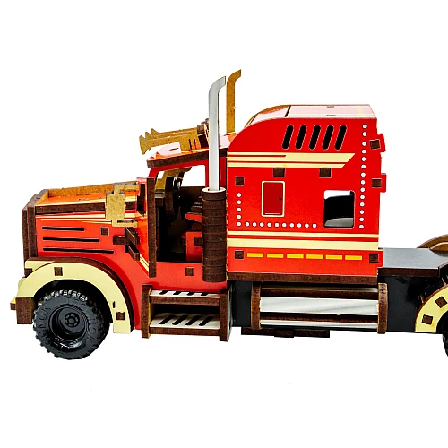 Дерев'яний 3D-конструктор Лісовоз (206 деталей) від PuzzleOk