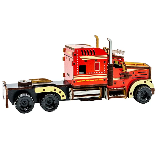 Дерев'яний 3D-конструктор Лісовоз (206 деталей) від PuzzleOk