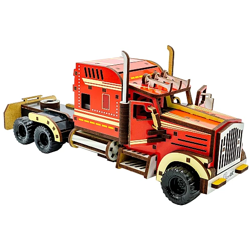 Дерев'яний 3D-конструктор Лісовоз (206 деталей) від PuzzleOk