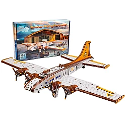 Дерев'яний 3D-конструктор Літаюча фортеця (559 деталей) від PuzzleOk