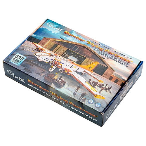 Дерев'яний 3D-конструктор Літаюча фортеця (559 деталей) від PuzzleOk