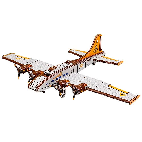 Дерев'яний 3D-конструктор Літаюча фортеця (559 деталей) від PuzzleOk