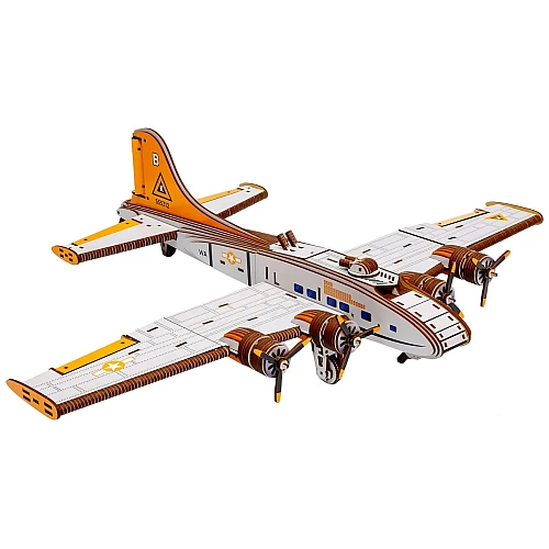 Дерев'яний 3D-конструктор Літаюча фортеця (559 деталей) від PuzzleOk