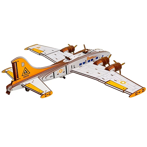 Дерев'яний 3D-конструктор Літаюча фортеця (559 деталей) від PuzzleOk