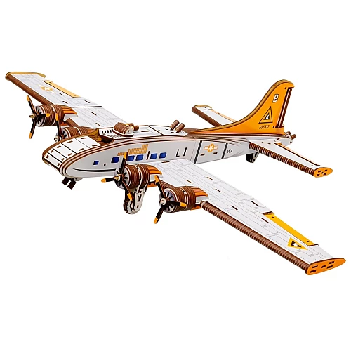 Дерев'яний 3D-конструктор Літаюча фортеця (559 деталей) від PuzzleOk