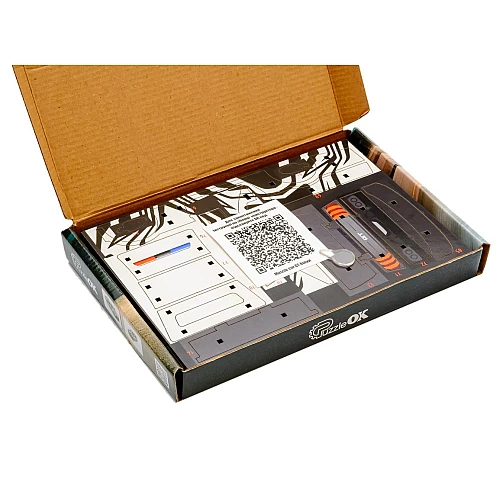 Дерев'яний 3D-конструктор Маскл-кар (162 деталі) від PuzzleOk