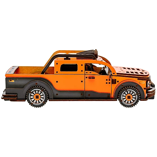 Дерев'яний 3D-конструктор Пікап (212 деталей) від PuzzleOk