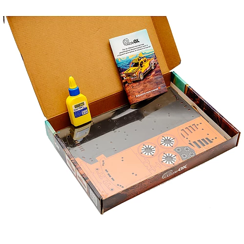 Дерев'яний 3D-конструктор Пікап (212 деталей) від PuzzleOk